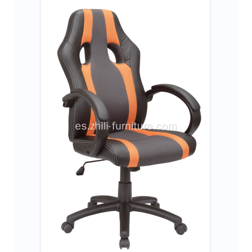 Silla ergonómica giratoria para juegos de PC con computadora de carreras